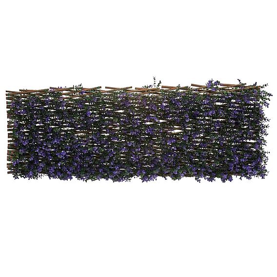 Expandable Artificial Hedge Trellis - Purple Lavender